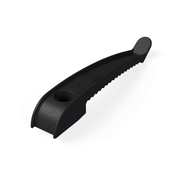 Держатель кабеля односторонний для прямого монтажа черный Промрукав в Чите