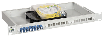 ITK 1U кросс укомплектованный: SC (Simplex) 8шт; (OS2) в Чите