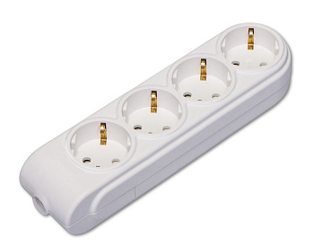 Колодка 4 места 16А 3,5кВт с з/к MAKEL в Чите